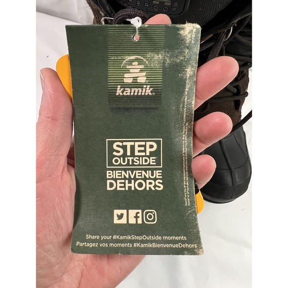 Kamik Nations Mens Snow Boots Sz9 waterproof 3M Thinsulate insulation -40 degree - Picture 8 of 11